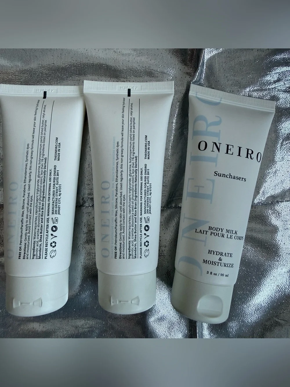 Oneiro Sunchasers Body Milk in Light Hydrate & Moisturize cream